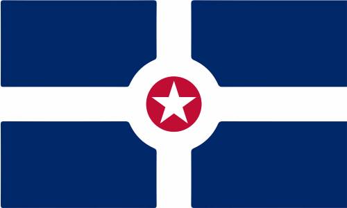 Indianapolis flag for sale at Carrot-Top Industries