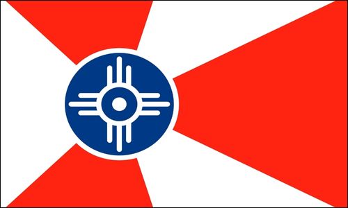 Wichita flag for sale at Carrot-Top Industries