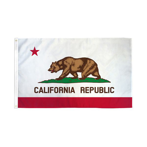 California Flag Polyester Blend
