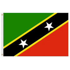 St Kitts & Nevis Flag 2' X 3' Nylon