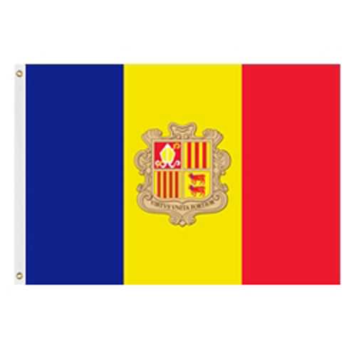Andorra Flag 3' X 5' Nylon