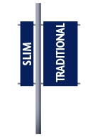 Slim traditional street banner